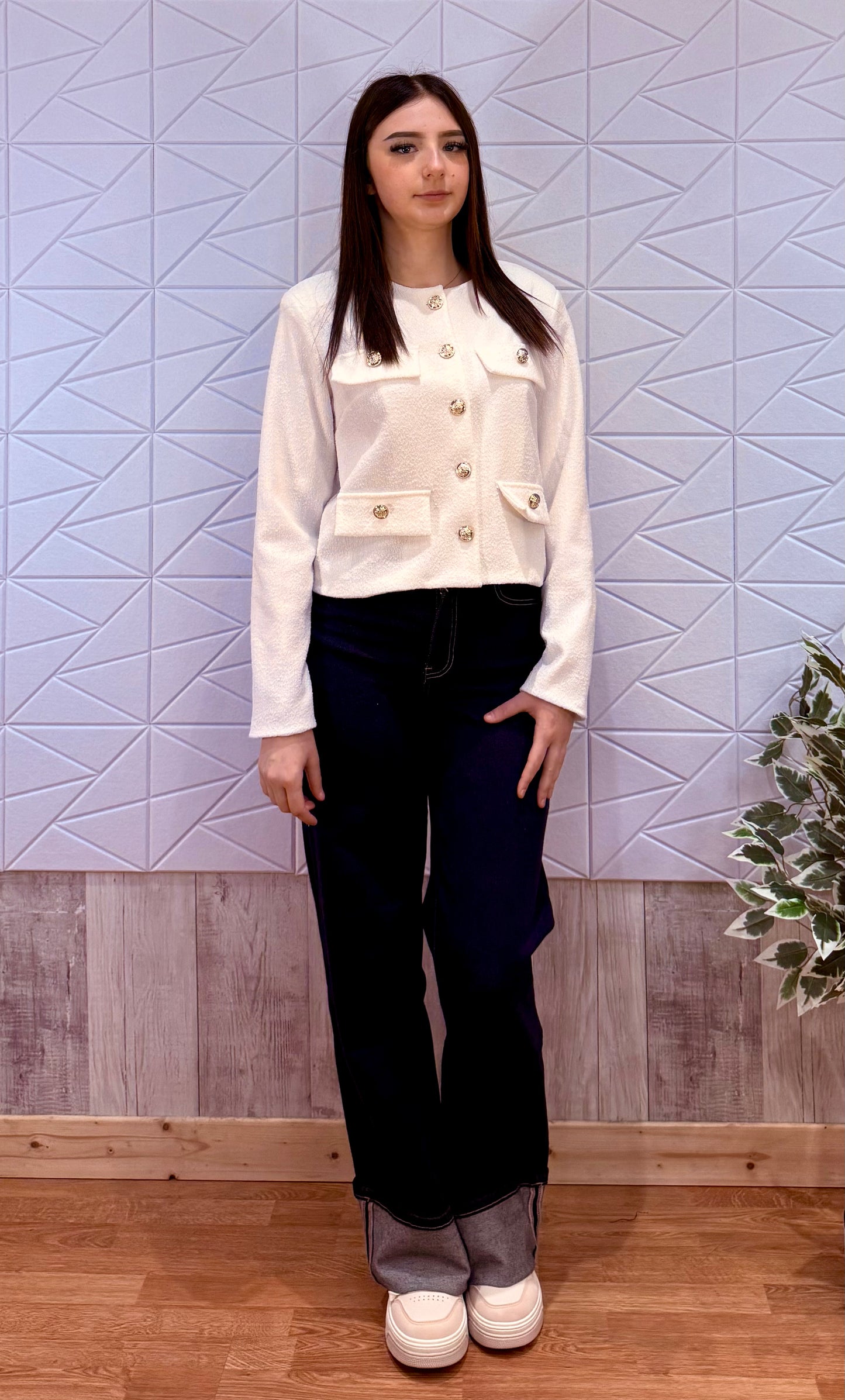 Veste à boutons