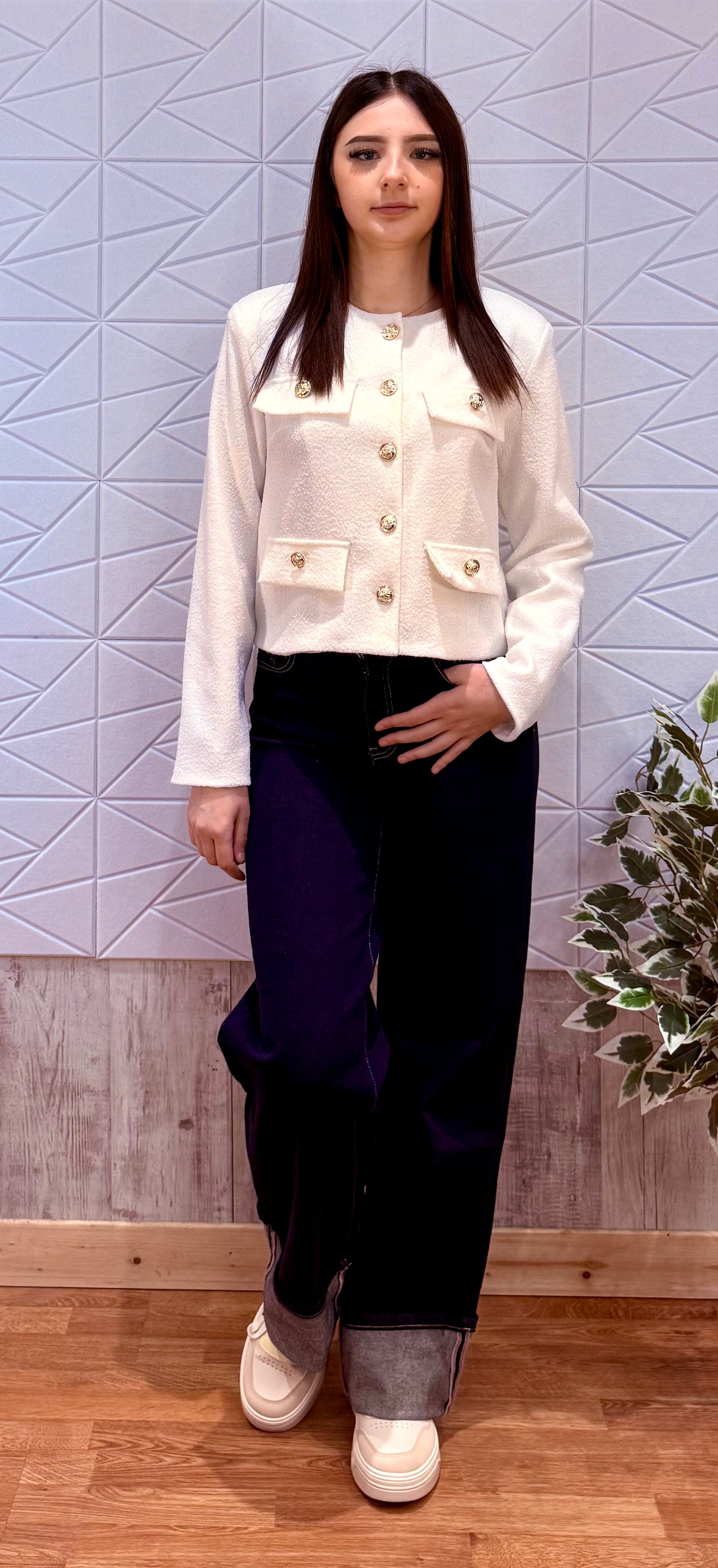 Veste à boutons