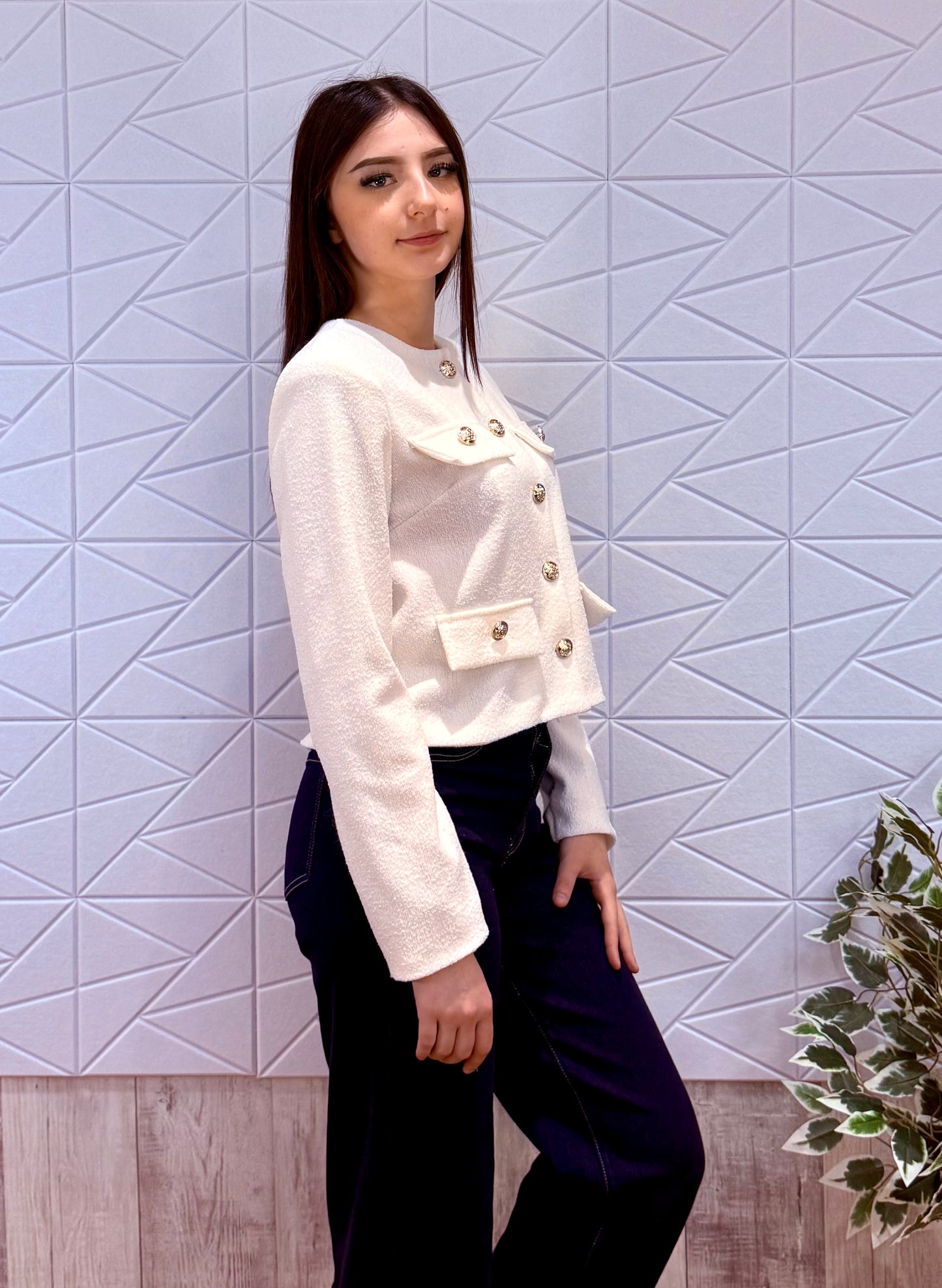 Veste à boutons