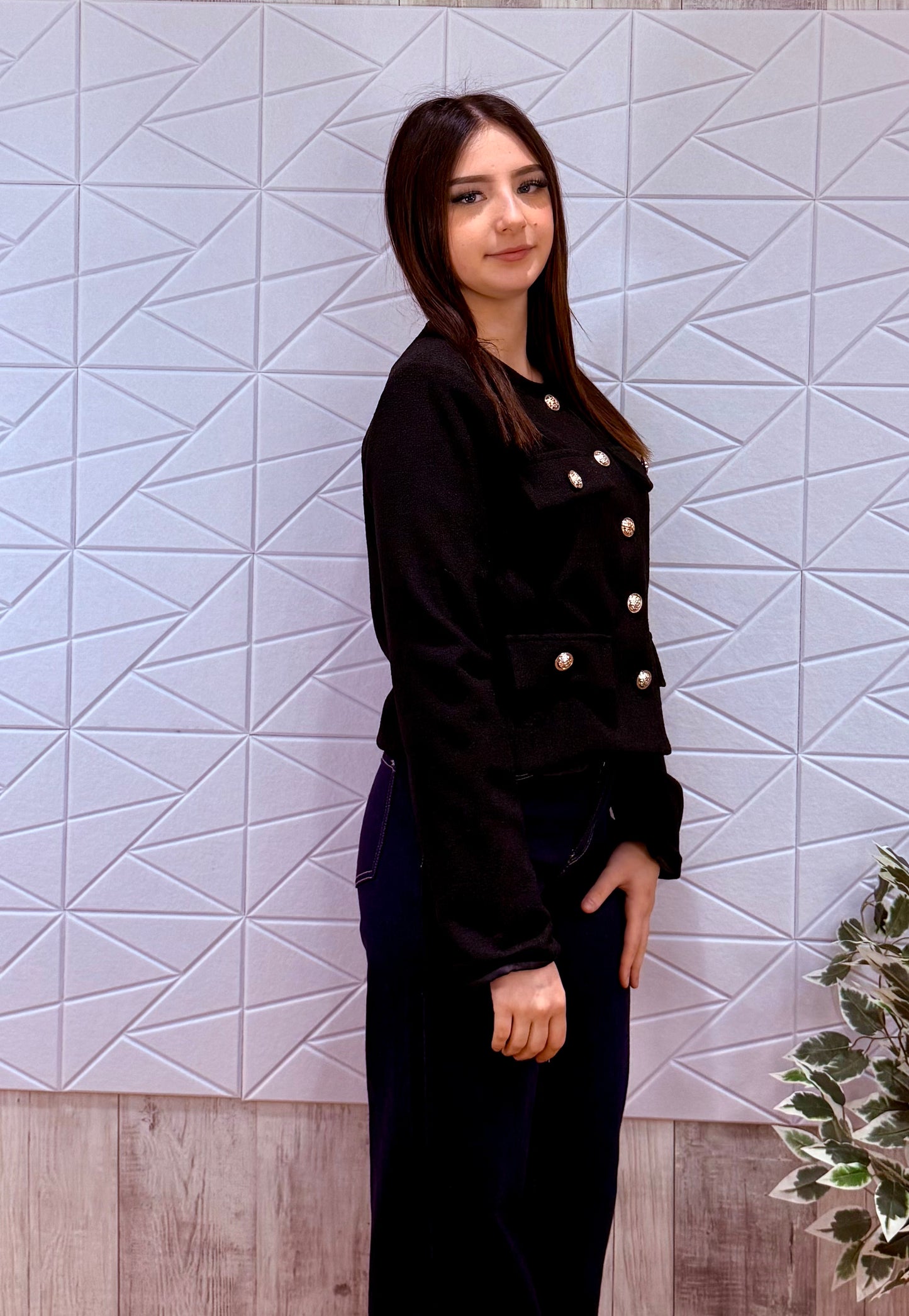 Veste à boutons